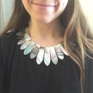 Mother of Pearl one of a kind collar necklace